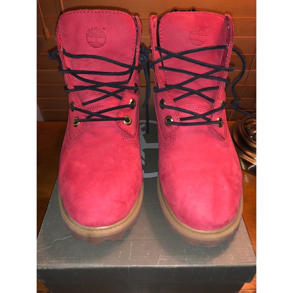 Red Timberland Boots